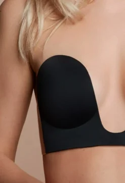 Backless U-Style Push-Up Bra Zwart