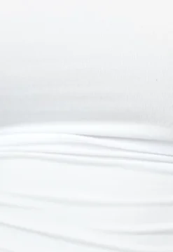 Basic Witte Asymmetrische Top met One Shoulder