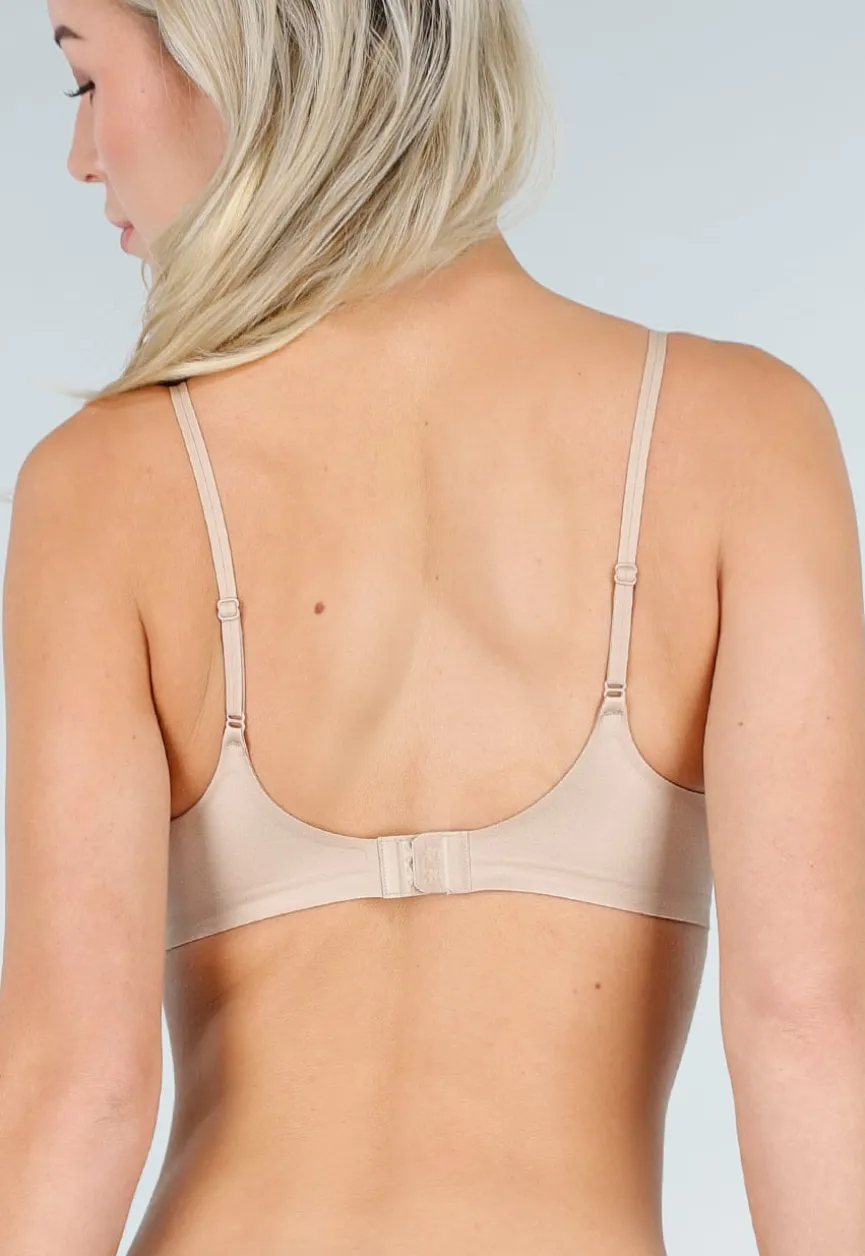 Beige Kanten Bralette met Pads