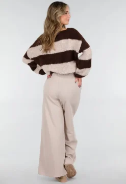 Beige Suède Look Lage Boots