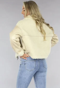 Beige Teddy Lammy Coat