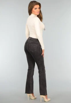 Beige Zachte Turtleneck Top met Lange Mouwen
