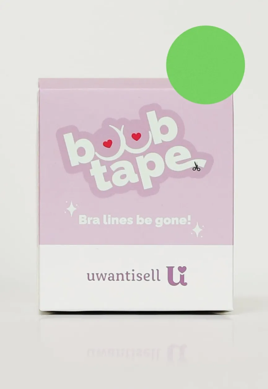 Boobtape - Boob Tape - Fashion Tape Groen