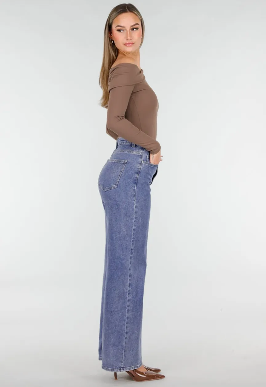 Bruine One Shoulder Stretch Top