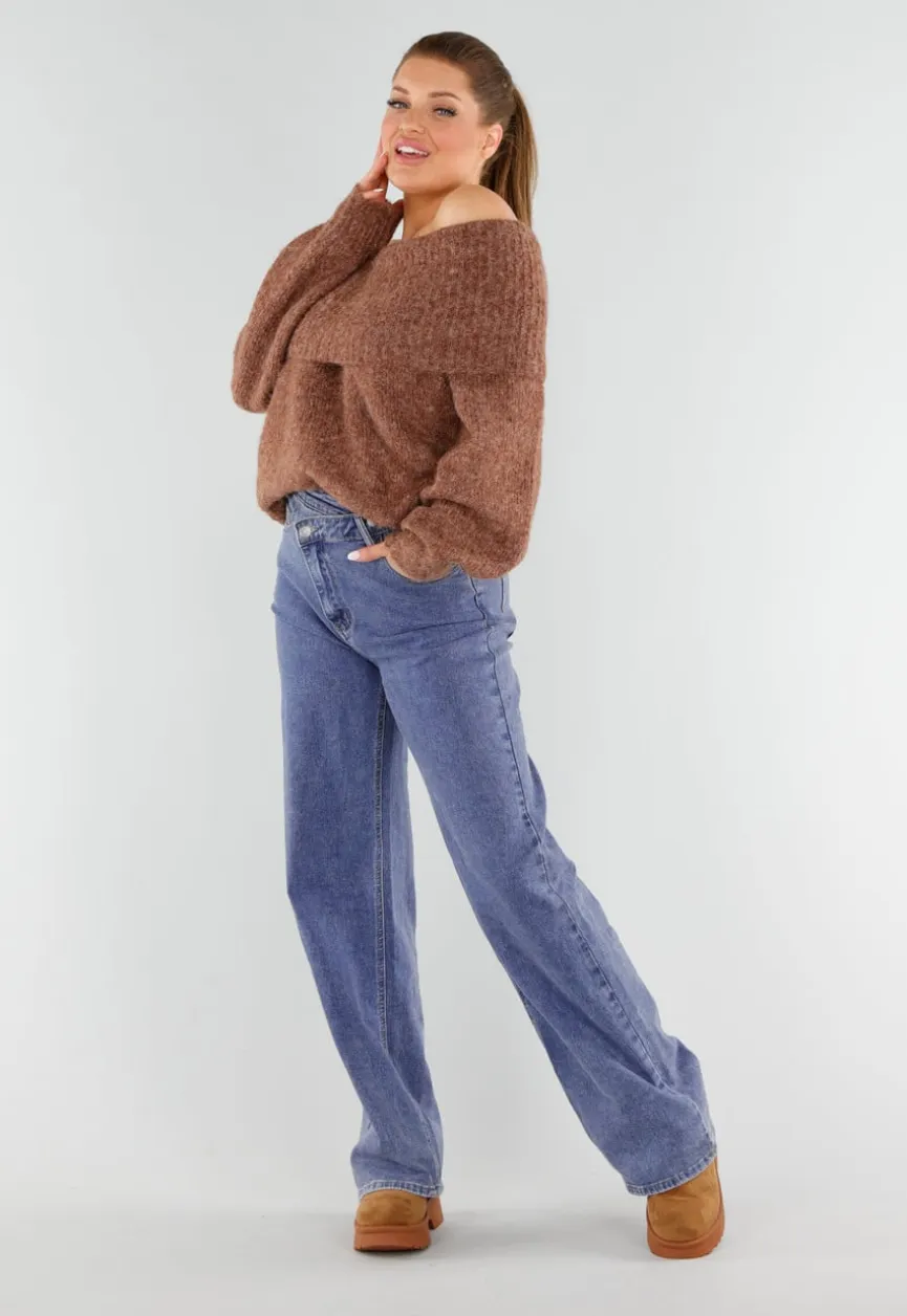Bruine Suede Snowboots met Voering