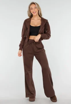 Bruin Huispak met Vest en Rechte Broek