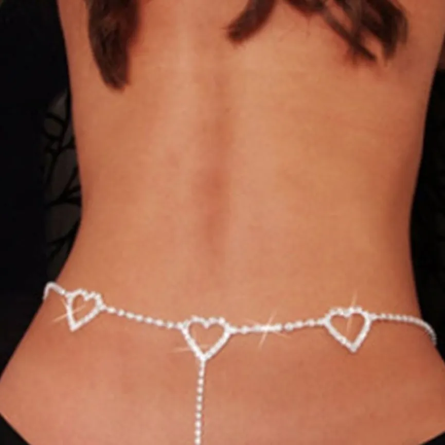 Buikketting met Hartjes en Steentjes