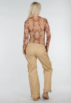 Camel Cargo Broek met Steekzakken en Klepzakken