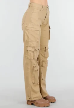 Camel Cargo Broek met Steekzakken en Klepzakken