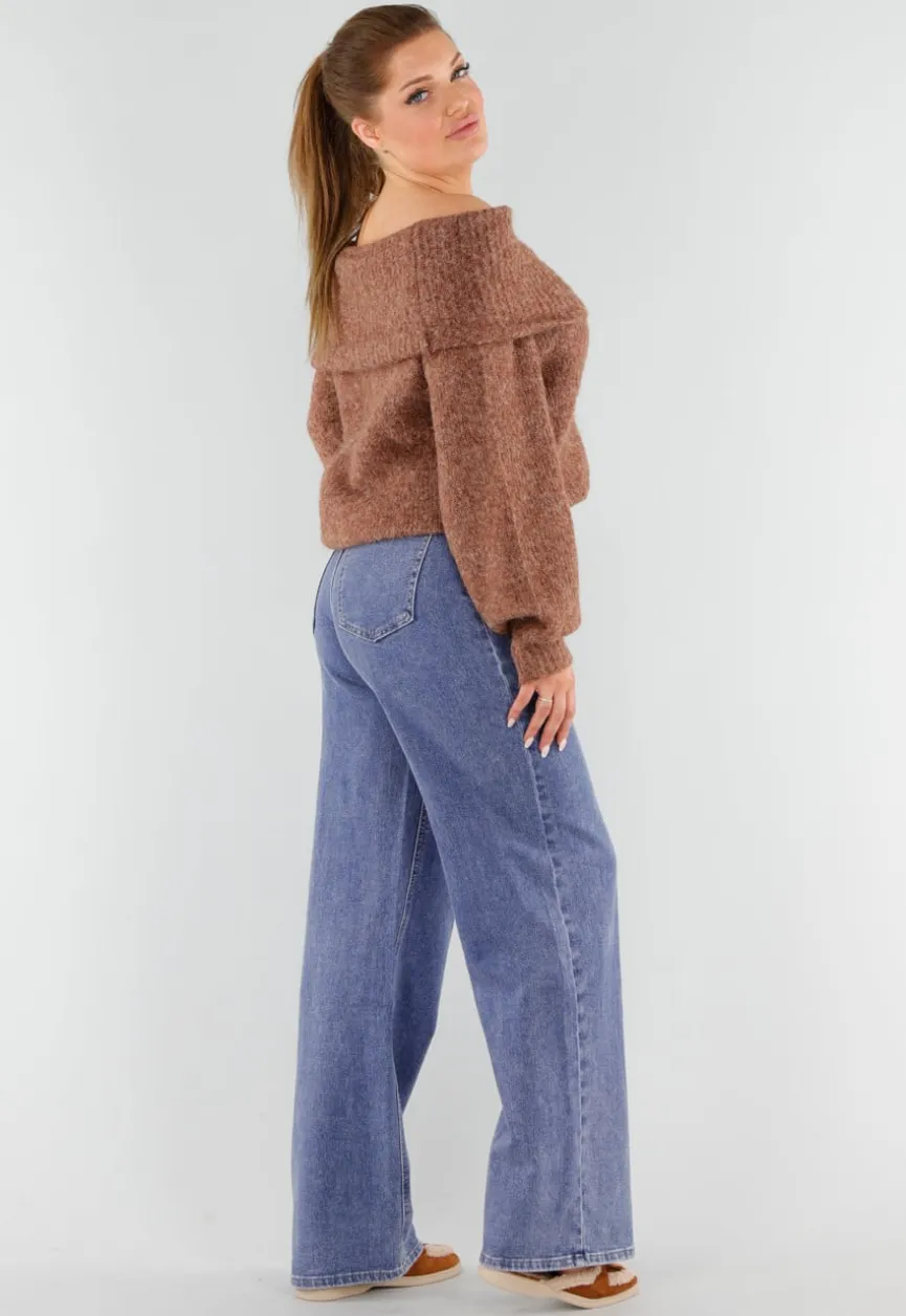 Camel Suède-Look Instappers met Teddystof