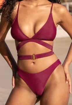 Cheeky Bikini Broekje in Bordeaux
