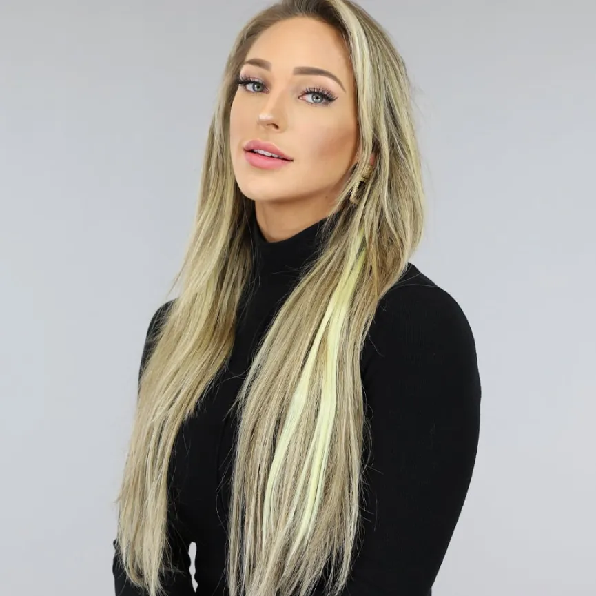 Clip in Haarextension Blond
