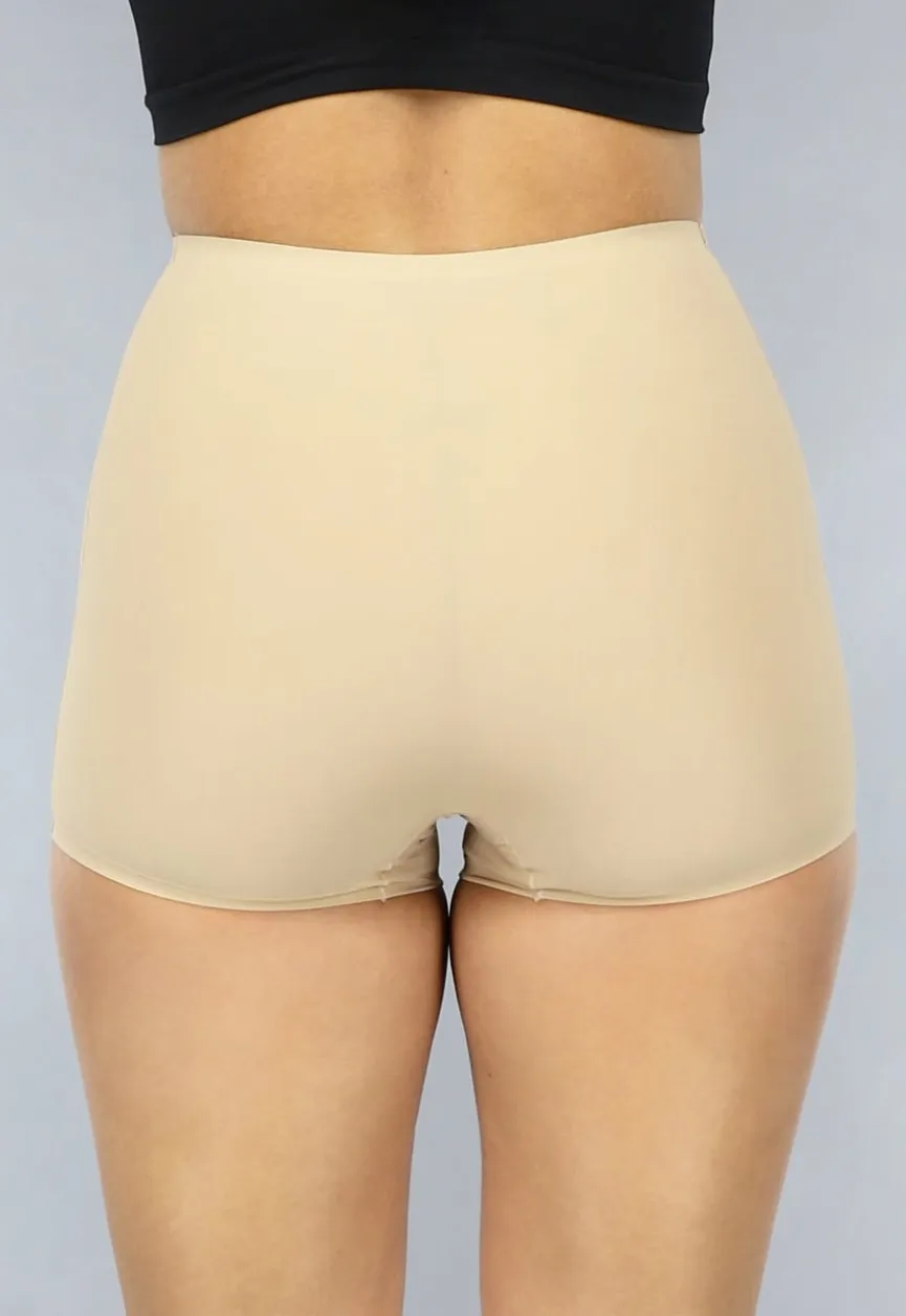 Corrigerende Beige Naadloze Boxershort