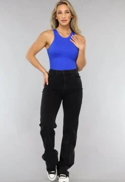 Corrigerende Blauwe Bodysuit met Pads