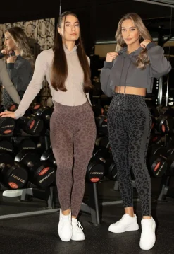 Cropped Sportjasje met Hoge Kraag