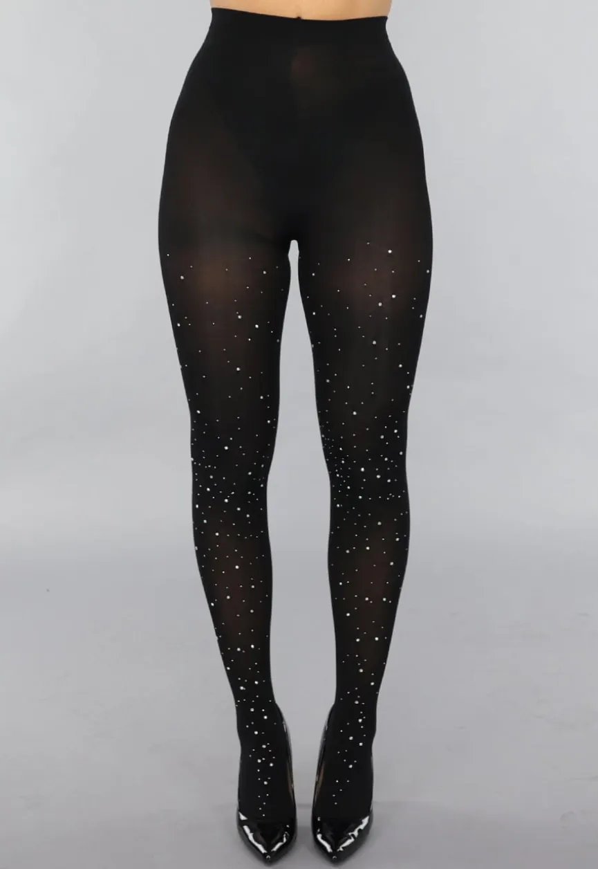 60 Denier Panty met Strass