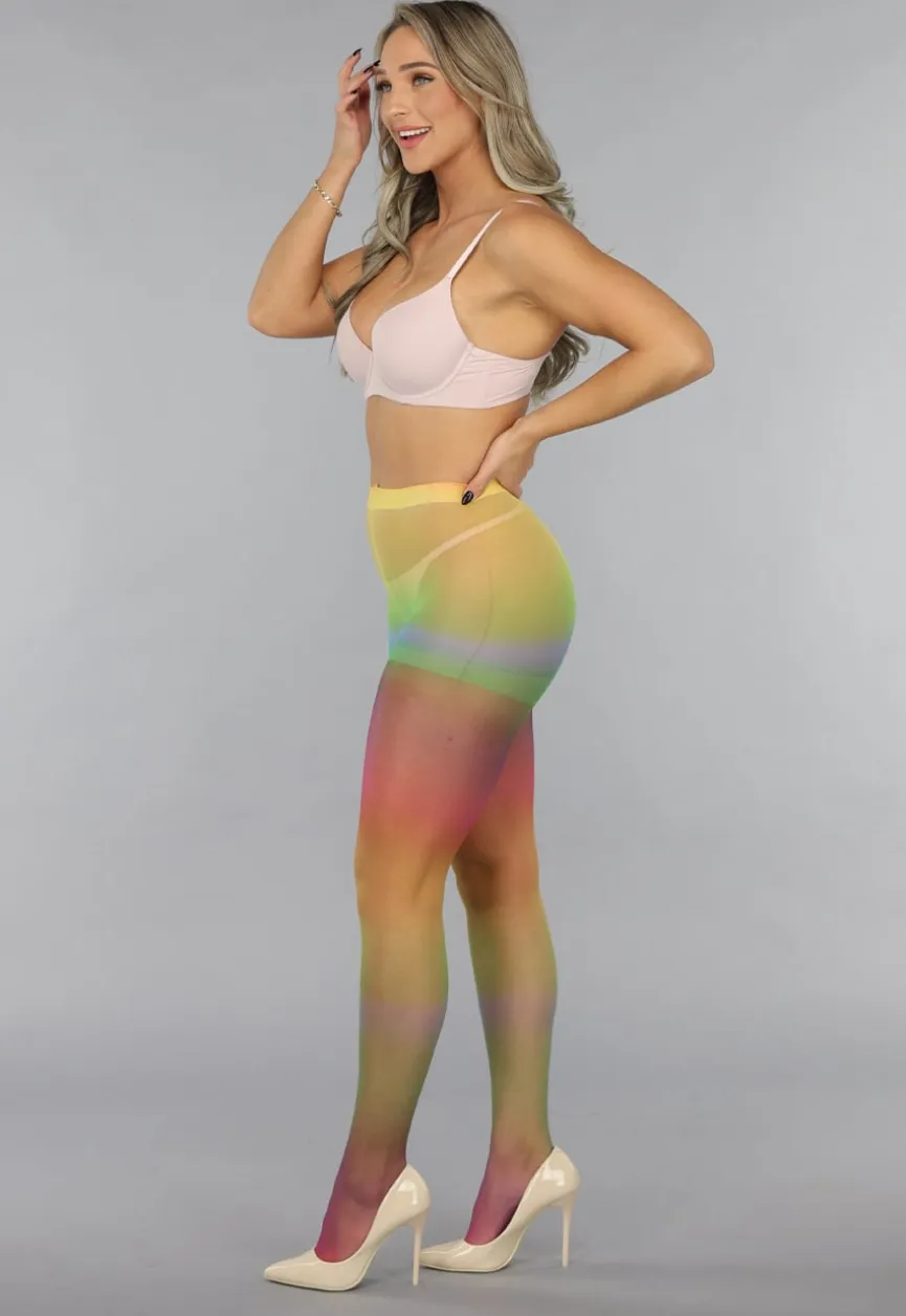 20 Denier Regenboog Panty