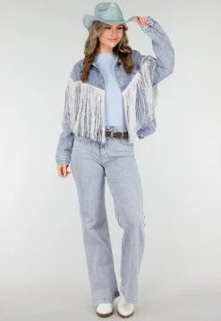 Denim Fringe Cowgirl