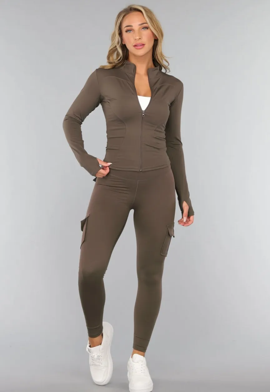 Donkerbruine Cargo Gymset met Scrunch
