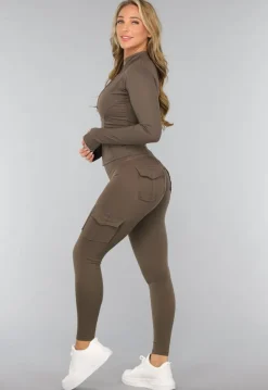 Donkerbruine Cargo Gymset met Scrunch