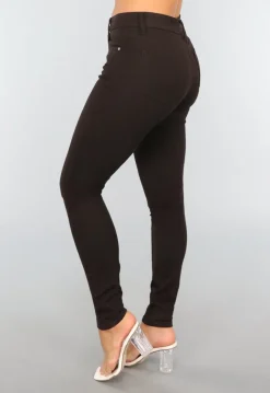 Donkerbruine Skinny Jeans