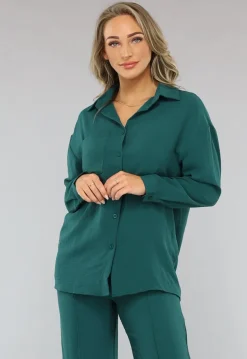 Donkergroene 2-delige Set met Blouse
