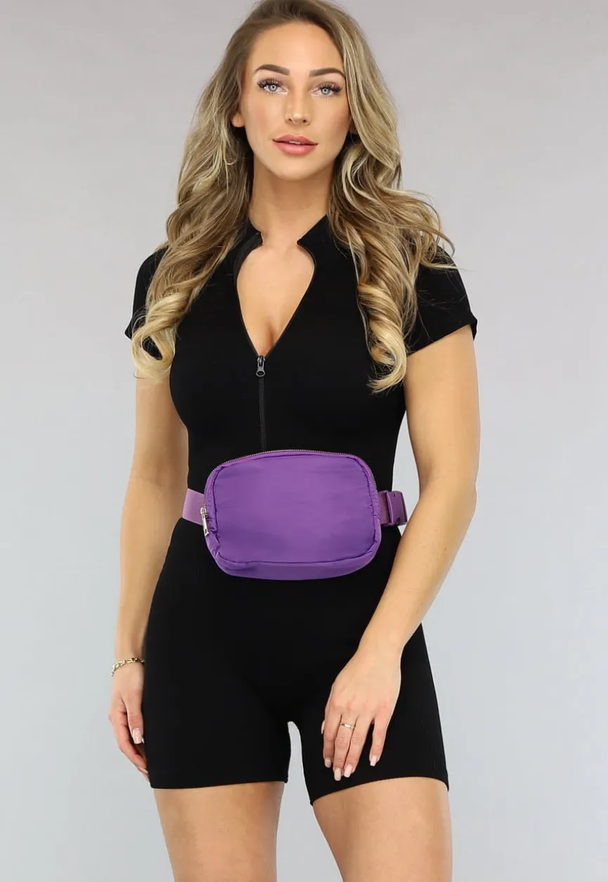 Donkerpaarse Crossbody Festival Tas
