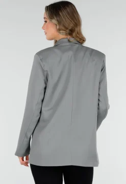 Dubbelknoop Blazer Grijs
