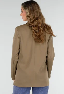 Dubbelknoop Khaki Blazer