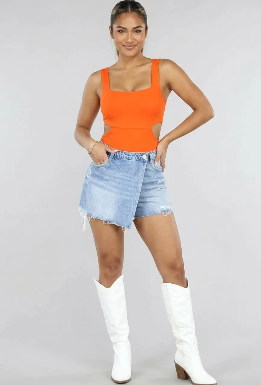 Effen Oranje Cut Out Body