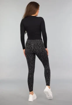Elastische Sporttop met Lange Mouwen