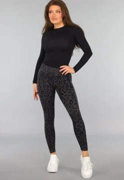 Elastische Sporttop met Lange Mouwen