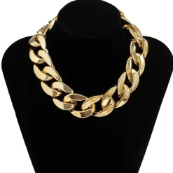 Extra Grote Schakelketting Goud