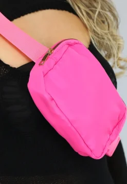 Festival Tasje in Neon Roze