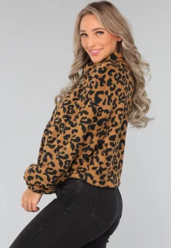 Fleece Panterprint Jasje