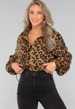 Fleece Panterprint Jasje