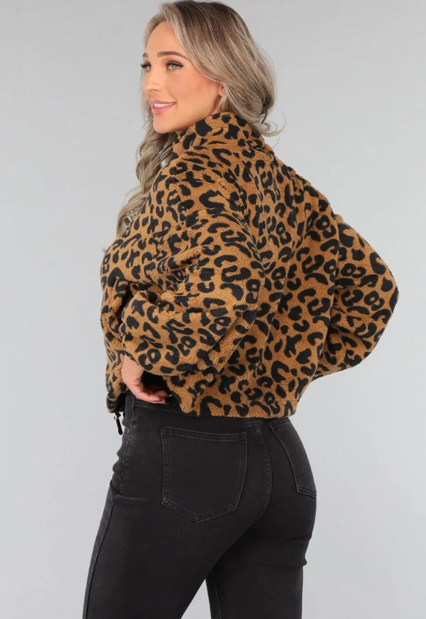 Fleece Panterprint Jasje