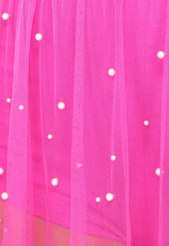 Fuchsia Festival Two Piece met Parels