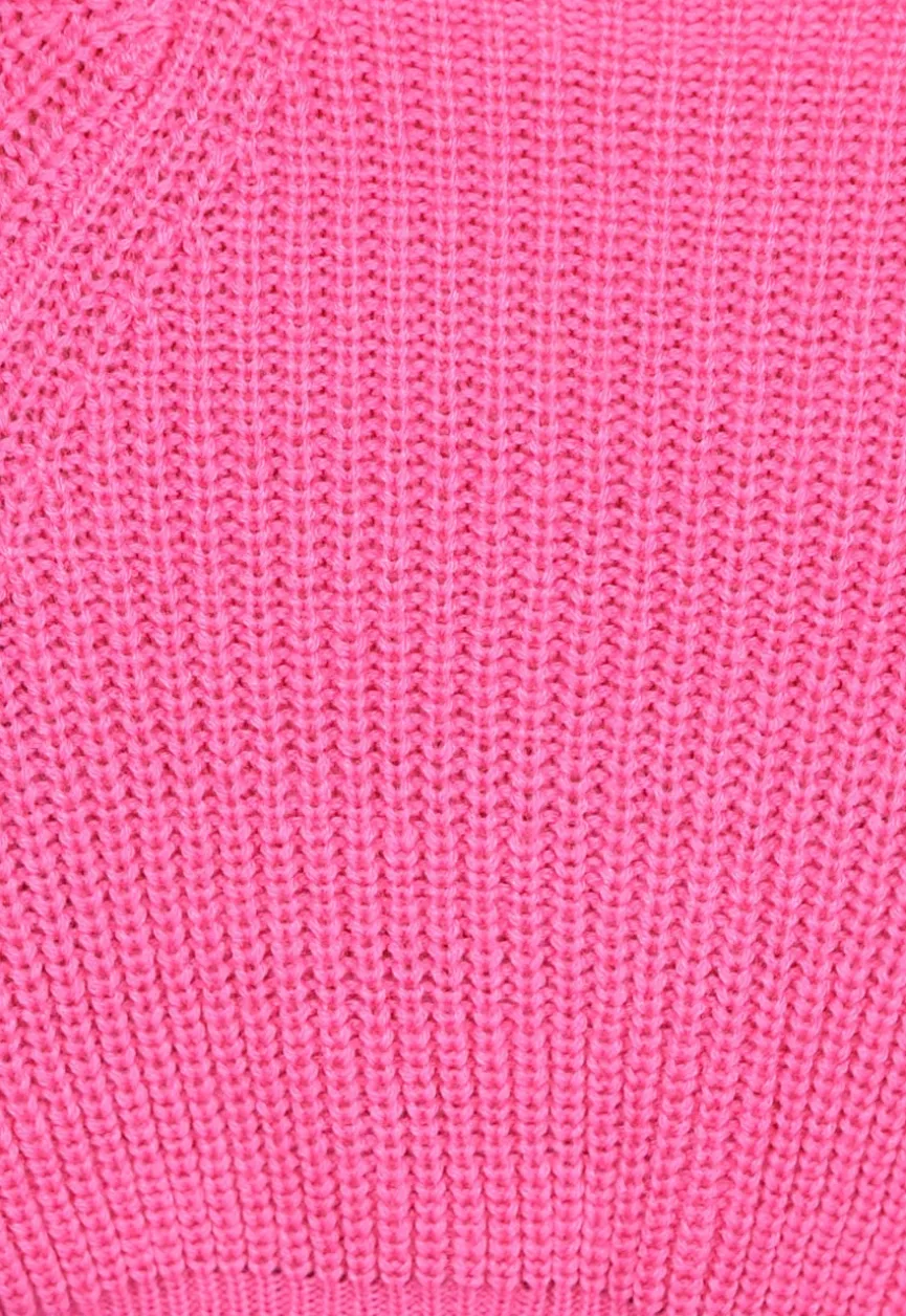 Fuchsia Gebreid Bolero Vestje