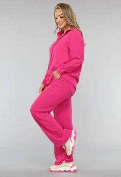 Fuchsia Matching Set met Blouse