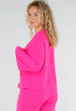 Fuchsia 2-Piece Set met Striksluiting en Stretch