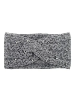Gebreide Haarband met Glitter Steentjes
