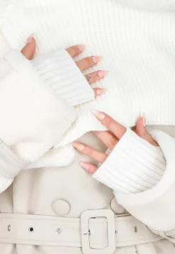 Gebreide Handschoenen met Vingeropening
