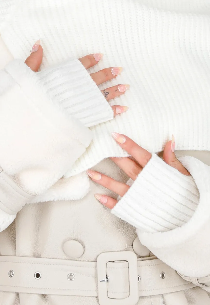 Gebreide Handschoenen met Vingeropening