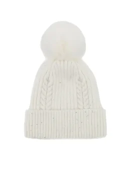 Gebreide Muts met Pompon