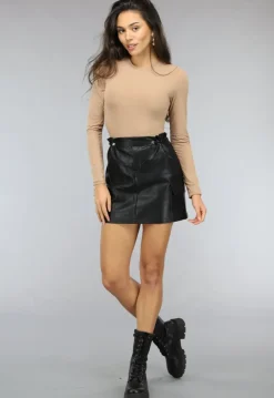 Gladde Longesleeve Nude Bodysuit