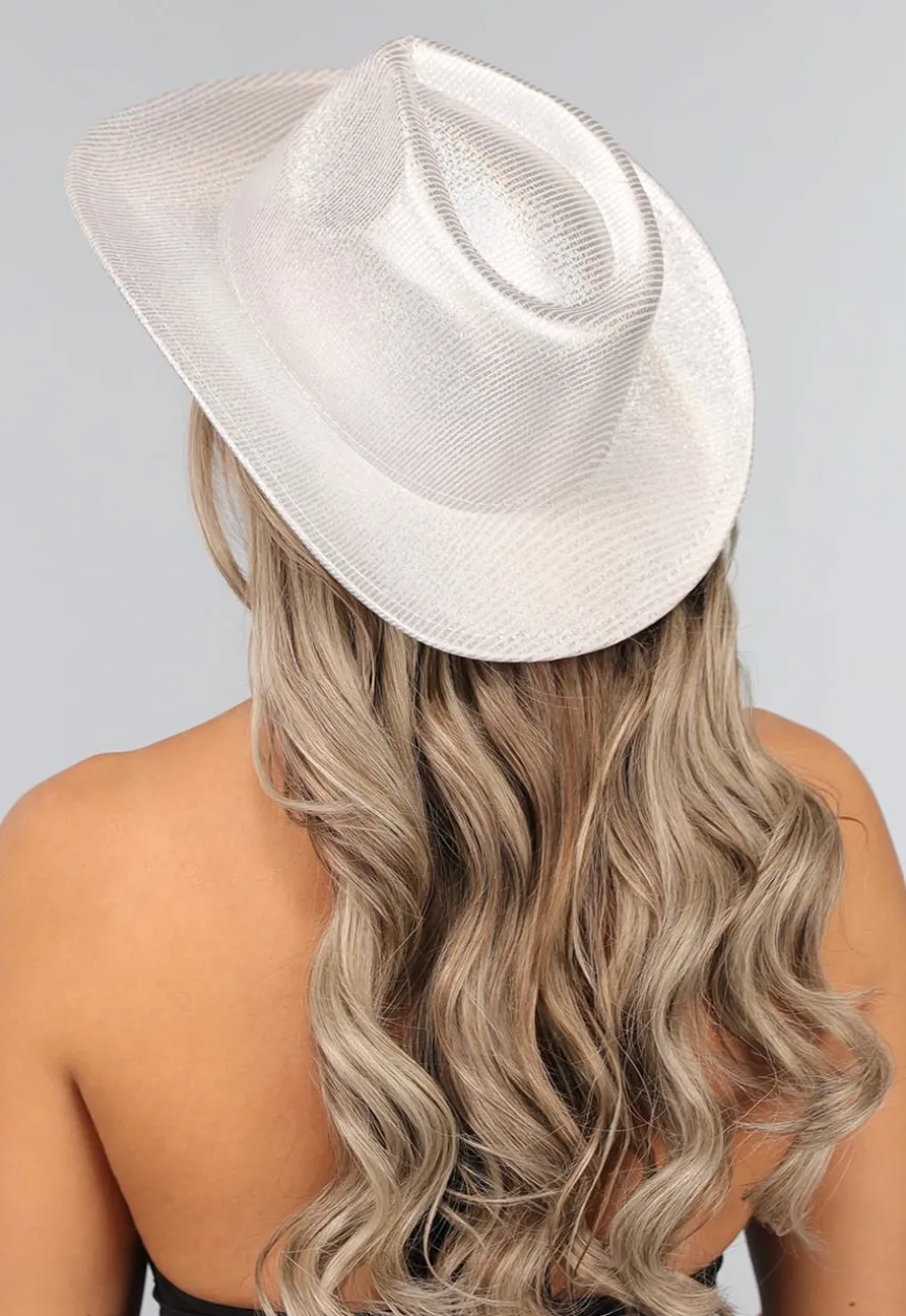 Glamour Zilveren Cowboyhoed