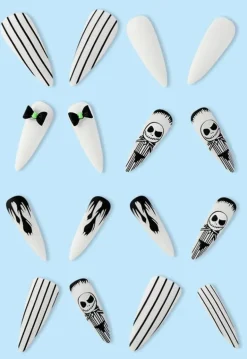 Glow In The Dark Tim Burton Halloween Plaknagels