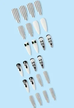 Glow In The Dark Tim Burton Halloween Plaknagels