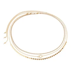 Gouden Bodychain met Hartjes 3 Pack